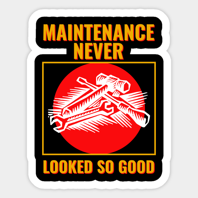 Maintenance Phase, maintenance never looked so good Sticker by Kamran Sharjeel